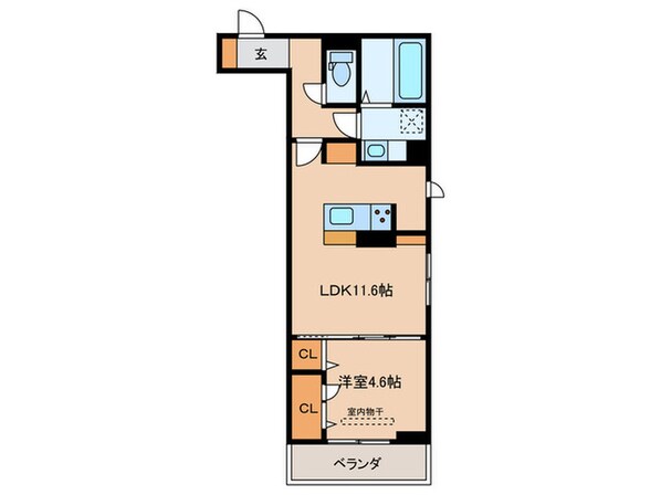 セレスティア助光D棟の物件間取画像